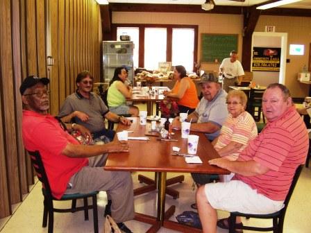 Guests at the Community Table Soup Kitchen