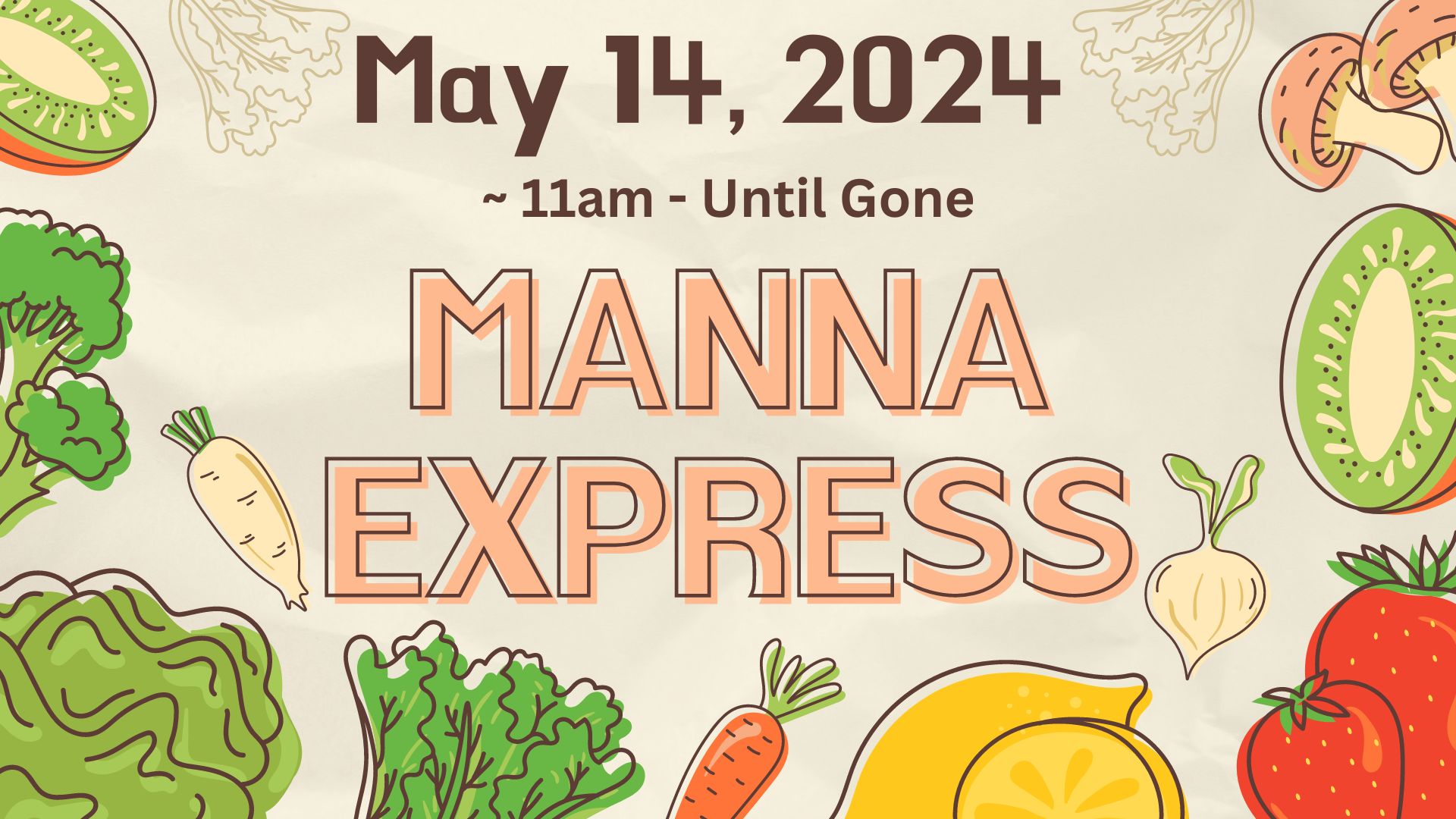 MANNA Express April 16, 2024, 11am - Until Gone at 23 Central St, Sylva, NC