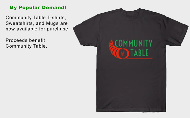 Buy Community Table Shirts!