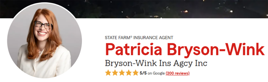 2026 Empty Bowl Sponsor Patricia Bryson-Wink, State Farm Insurance Agent