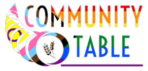 Community Table Logo Pride Flag